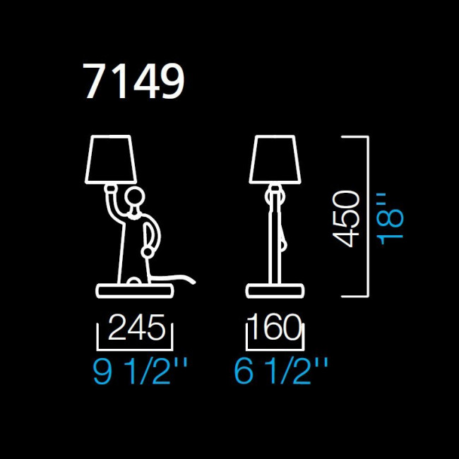 Настольная лампа Barovier&Toso Marino&Marina 7149/LO/RI