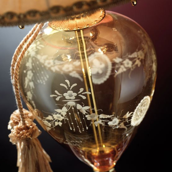 Настольная лампа Euroluce Garden LG3+1 Amber Настольная лампа Euroluce Garden LG3+1 Amber