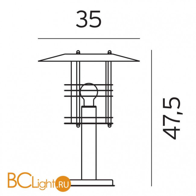 Садово-парковый фонарь Norlys Stockholm 287B