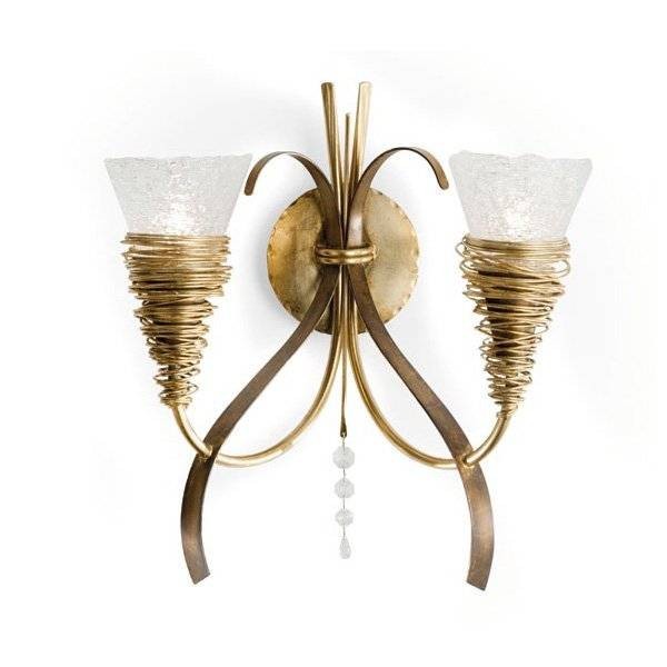 Бра Masca Siberia 1818/A2 Oro acido / Glass 414 Бра Masca Siberia 1818/A2 Oro acido / Glass 414