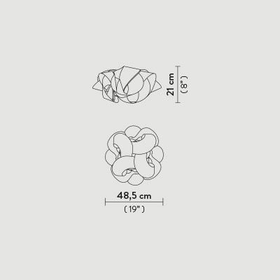 Потолочный светильник Slamp Fabula CEILING S FAB90PLF0000LE000 Потолочный светильник Slamp Fabula CEILING S FAB90PLF0000LE000