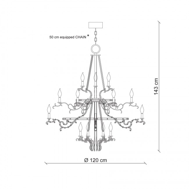 Люстра Baga Morgana 7202 Люстра Baga Morgana 7202