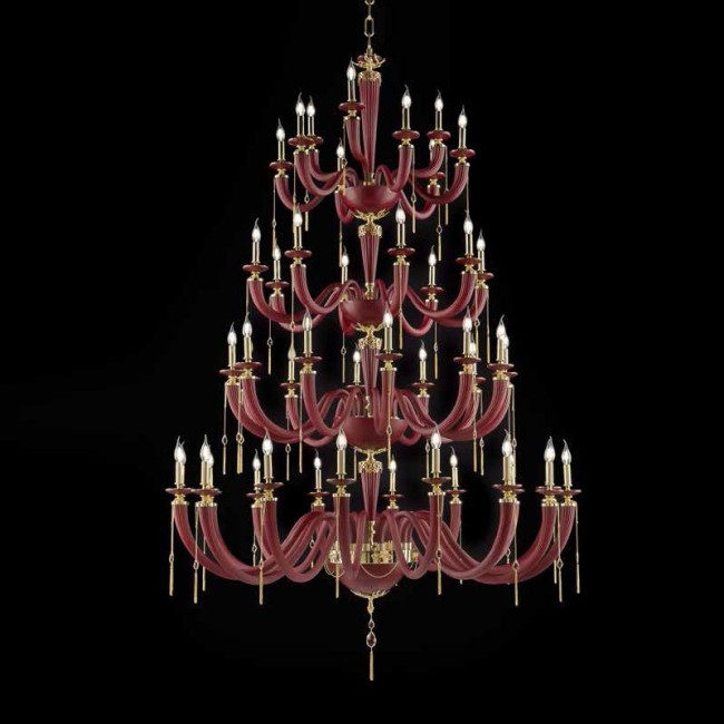 Люстра Euroluce Julienne L45 red Люстра Euroluce Julienne L45 red