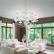 Люстра Kolarz Austrolux Tiziana 3616.88.Wm.17 + 5000.E14.S01.or.Iv x 8