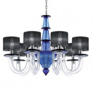 Люстра La Murrina Desire S/8 tr-pervinca black