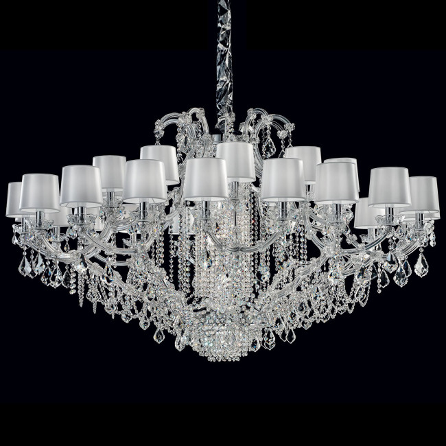 Люстра Masiero Maria Teresa VE 913/30 MT CUT CRYSTAL SAT/14/WH Люстра Masiero Maria Teresa VE 913/30 MT CUT CRYSTAL SAT/14/WH