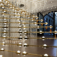 Подвесной светильник Masiero Raqam P5 BASIC BATCH A – MODULO 7 × 48 Gold