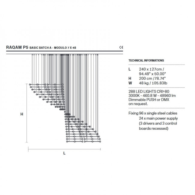 Подвесной светильник Masiero Raqam P5 BASIC BATCH A – MODULO 7 × 48 Gold Подвесной светильник Masiero Raqam P5 BASIC BATCH A – MODULO 7 × 48 Gold