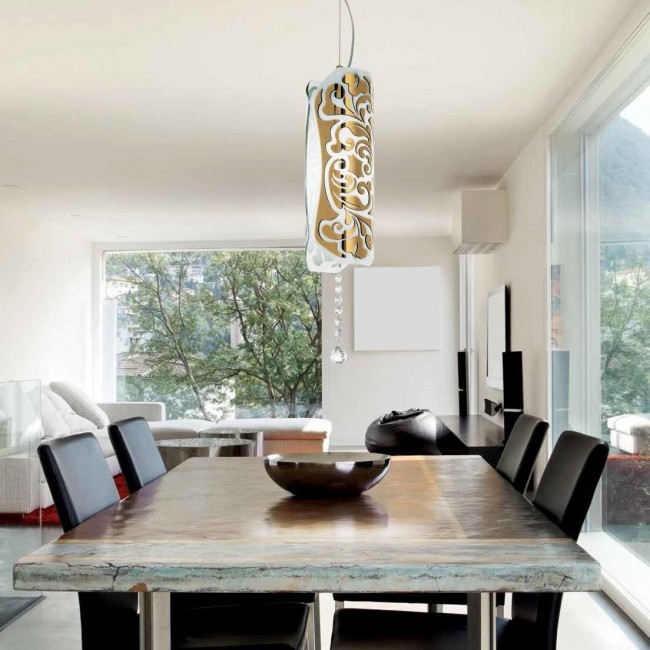 Подвесной светильник MURANOdue Gallery Charme S Oro 0000413 Подвесной светильник MURANOdue Gallery Charme S Oro 0000413