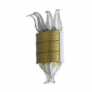 Настенный светильник Beby Group Milano Deco 8030A01 Light gold Smoked Glass Настенный светильник Beby Group Milano Deco 8030A01 Light gold Smoked Glass