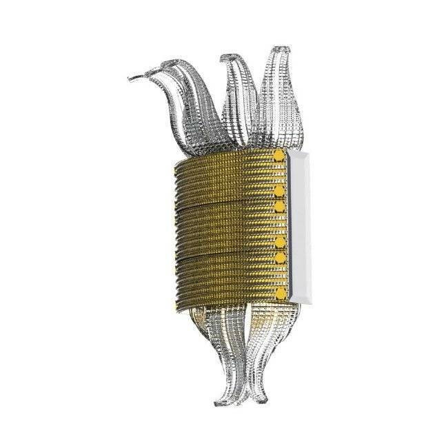 Настенный светильник Beby Group Milano Deco 8030A01 Light gold Smoked Glass