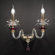 Бра Euroluce Lily A2 shiny gold ruby