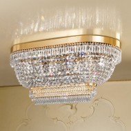 Потолочный светильник Masiero Impero & Deco VE 820 PL12+2 CUT CRYSTAL Потолочный светильник Masiero Impero & Deco VE 820 PL12+2 CUT CRYSTAL