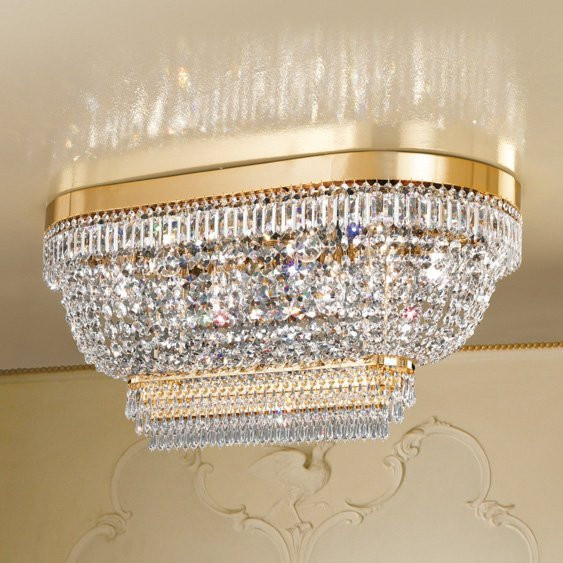 Потолочный светильник Masiero Impero & Deco VE 820 PL12+2 CUT CRYSTAL Потолочный светильник Masiero Impero & Deco VE 820 PL12+2 CUT CRYSTAL