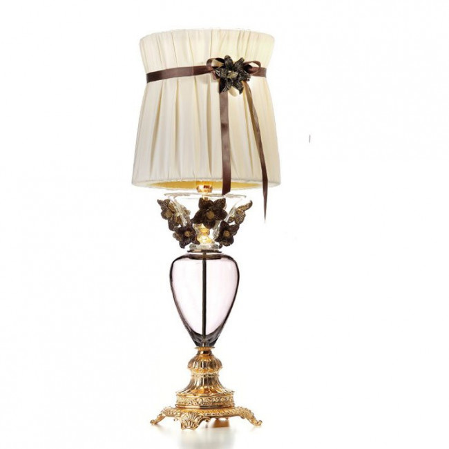 Настольная лампа IlParalume MARINA 5524 1850/P/ORO24K/FUME' Настольная лампа IlParalume MARINA 5524 1850/P/ORO24K/FUME'