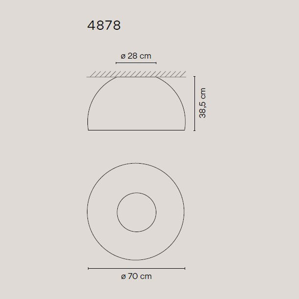Потолочный светильник Vibia Duo 4878 18 /1A Потолочный светильник Vibia Duo 4878 18 /1A