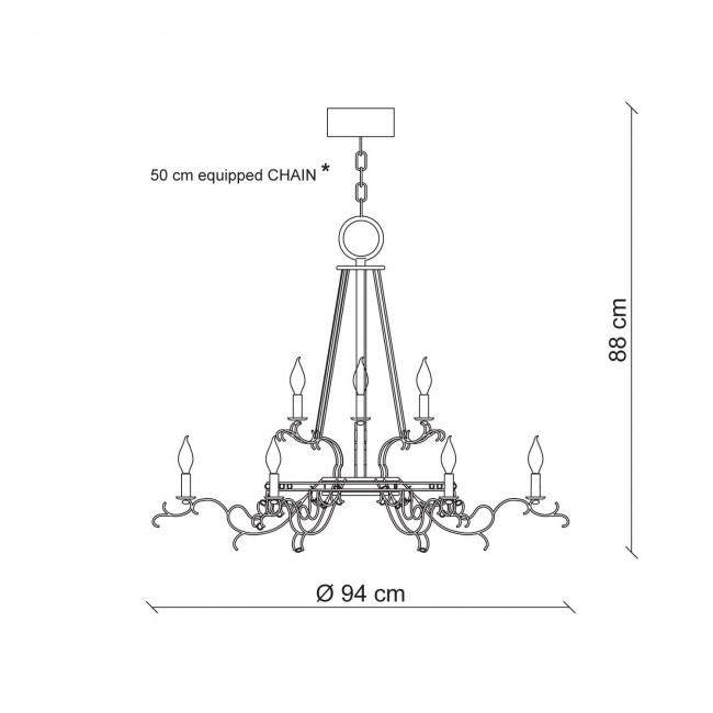 Люстра Baga Morgana 7204 Люстра Baga Morgana 7204