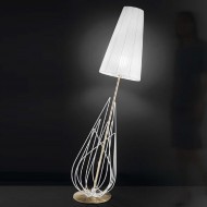 Торшер IDL Flame 524/1P velvet white + light gold / white organza Торшер IDL Flame 524/1P velvet white + light gold / white organza