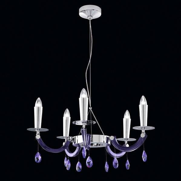 Люстра Beby Group Privilege 0240B01 Chrome Blue Greece SW Blu Violet Люстра Beby Group Privilege 0240B01 Chrome Blue Greece SW Blu Violet