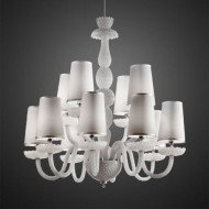 Люстра Italamp 284/8+4 White / NK / White shades