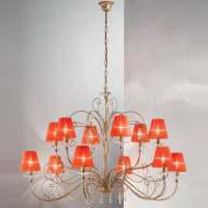 Люстра Kolarz Austrolux Tommaso 0242.86+6.SG.Ko + 5000.E14.S01.or.R x 12