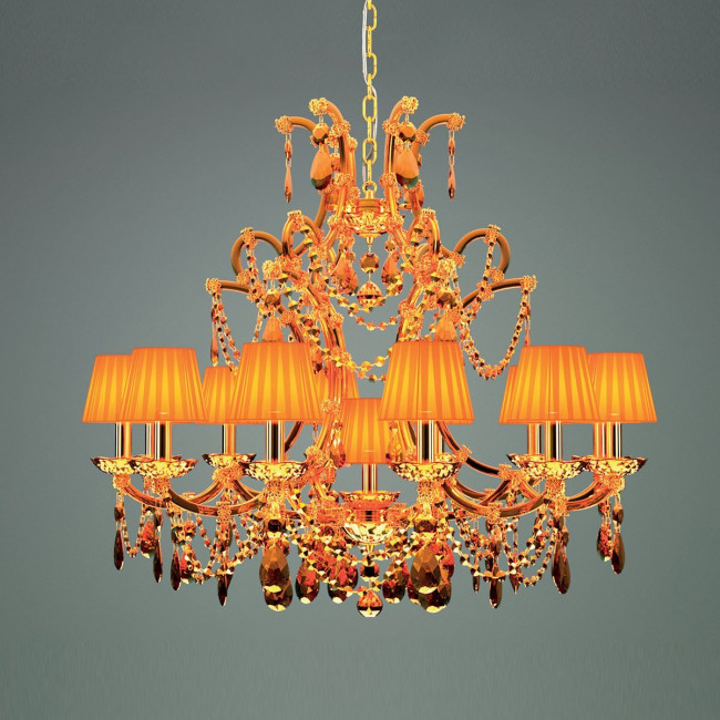 Люстра Masiero Maria Teresa VE 915/12 CG orange Люстра Masiero Maria Teresa VE 915/12 CG orange