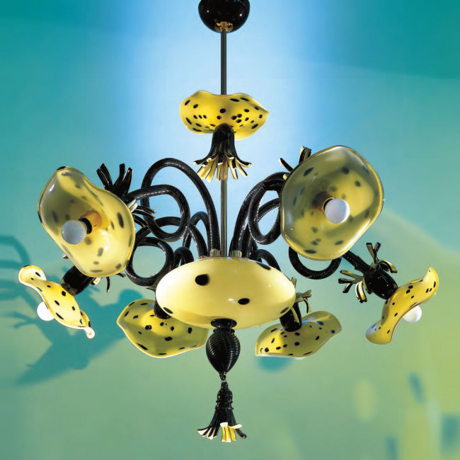 Потолочная люстра De Majo AFRICA POM PON K6 0AFRI0K60 Потолочная люстра De Majo AFRICA POM PON K6 0AFRI0K60