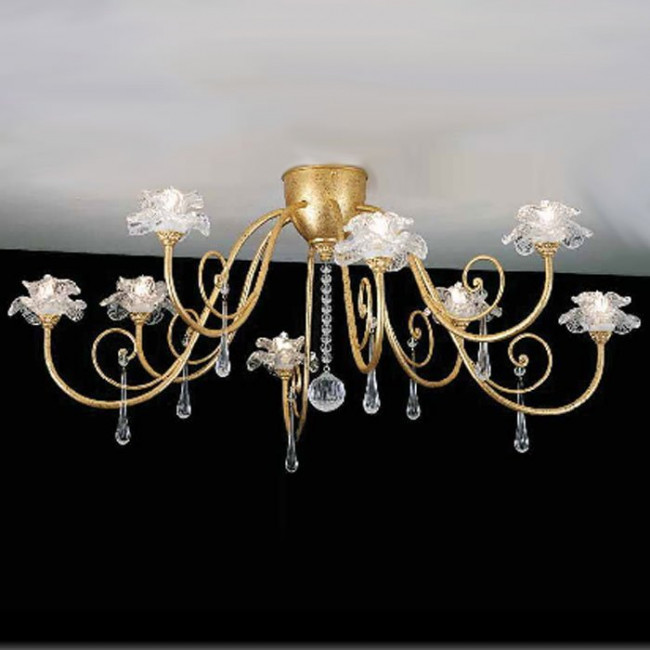 Потолочная люстра Lucienne Monique Roses 7530/8 Oro Потолочная люстра Lucienne Monique Roses 7530/8 Oro