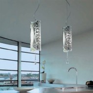 Подвесной светильник MURANOdue Gallery Charme S Platino 0000417 Подвесной светильник MURANOdue Gallery Charme S Platino 0000417