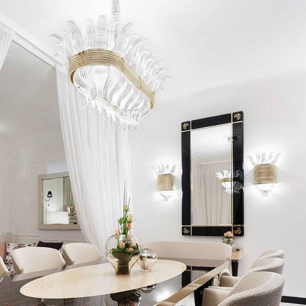 Настенный светильник Beby Group Milano Deco 8030A01 Light gold Transparent Glass