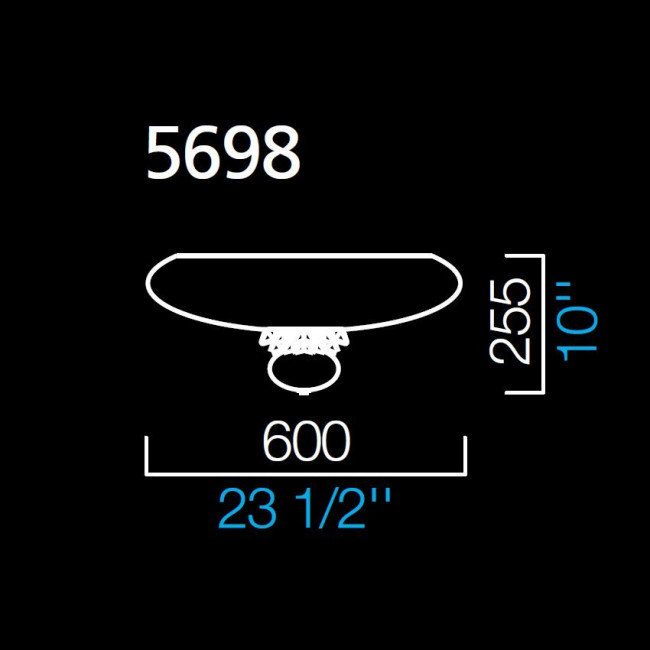 Потолочный светильник Barovier&Toso Anversa 5698/IN Потолочный светильник Barovier&Toso Anversa 5698/IN