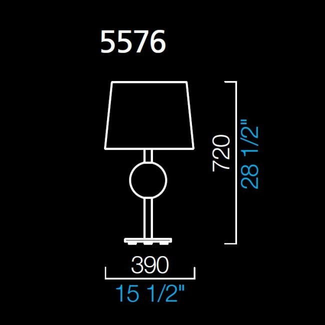 Настольная лампа Barovier&Toso Marta 5576/VA/NN Настольная лампа Barovier&Toso Marta 5576/VA/NN