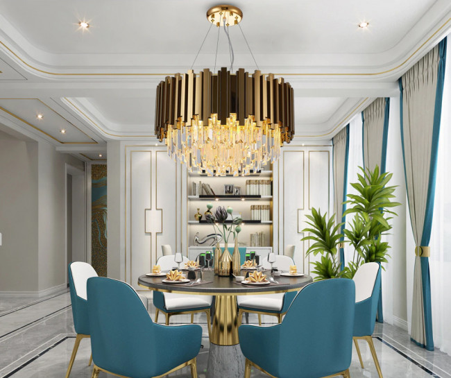 Подвесной светильник DeLight Collection Barclay A006-600 L6 gold