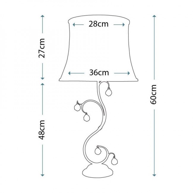 Настольная лампа Elstead Lighting Lunetta LUN/TL BRONZE Настольная лампа Elstead Lighting Lunetta LUN/TL BRONZE