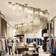 Потолочный светильник Vistosi Tubes PL 60 E27 FU NI Потолочный светильник Vistosi Tubes PL 60 E27 FU NI