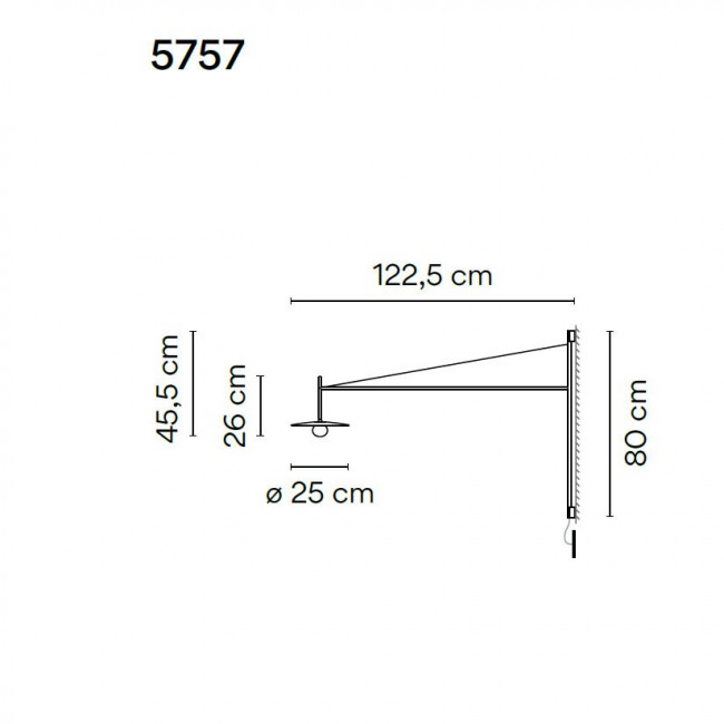Бра Vibia Tempo 5757 18 /1B