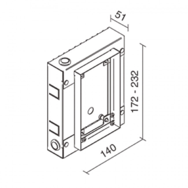 Монтажный корпус Linea Light 61280 Монтажный корпус Linea Light 61280