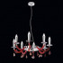 Люстра Beby Group Privilege 0240B02 Chrome Red Sensuelle SW Red Magma