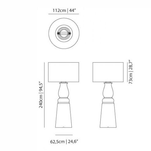 Торшер MOOOI Farooo MOLFAR-L--BW + MOLFAR-L--RW Торшер MOOOI Farooo MOLFAR-L--BW + MOLFAR-L--RW