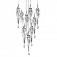 Подвесной светильник DeLight Collection Goddess Tears P68009L-9H chrome Подвесной светильник DeLight Collection Goddess Tears P68009L-9H chrome