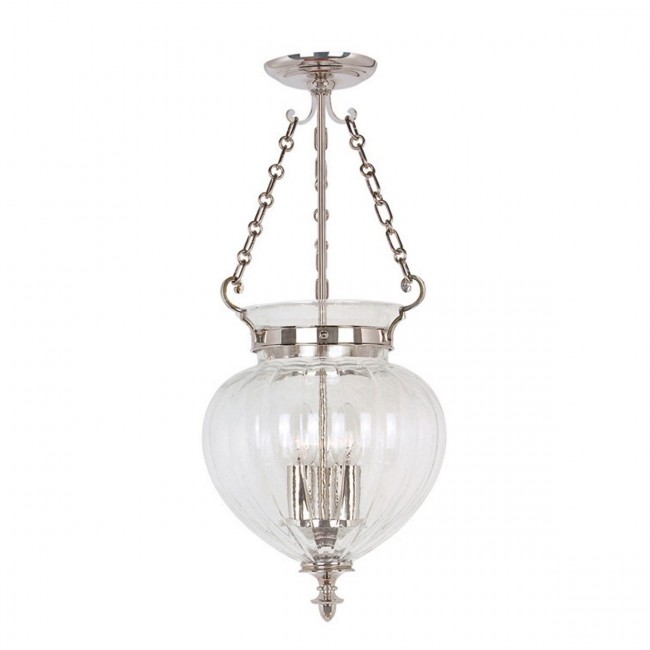 Подвесной светильник Elstead Lighting Finsbury FP/P/M POL NCKL Подвесной светильник Elstead Lighting Finsbury FP/P/M POL NCKL