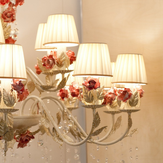 Люстра Masiero Ceramic Garden 10+5 V13 / PON/12/IV