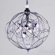 Подвесной светильник Passeri L 7815/10 Dec. 044+ Glitter viola Подвесной светильник Passeri L 7815/10 Dec. 044+ Glitter viola
