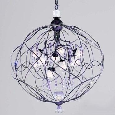 Подвесной светильник Passeri L 7815/10 Dec. 044+ Glitter viola Подвесной светильник Passeri L 7815/10 Dec. 044+ Glitter viola
