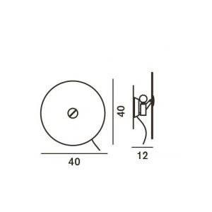 Настенный светильник Foscarini Orbital 0430053 Настенный светильник Foscarini Orbital 0430053