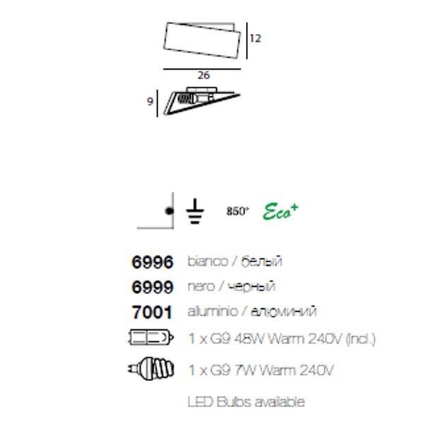 Настенный светильник Linea Light Zig zag 6999 Настенный светильник Linea Light Zig zag 6999