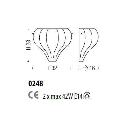 Настенный светильник Sylcom Sphera 0248 FU