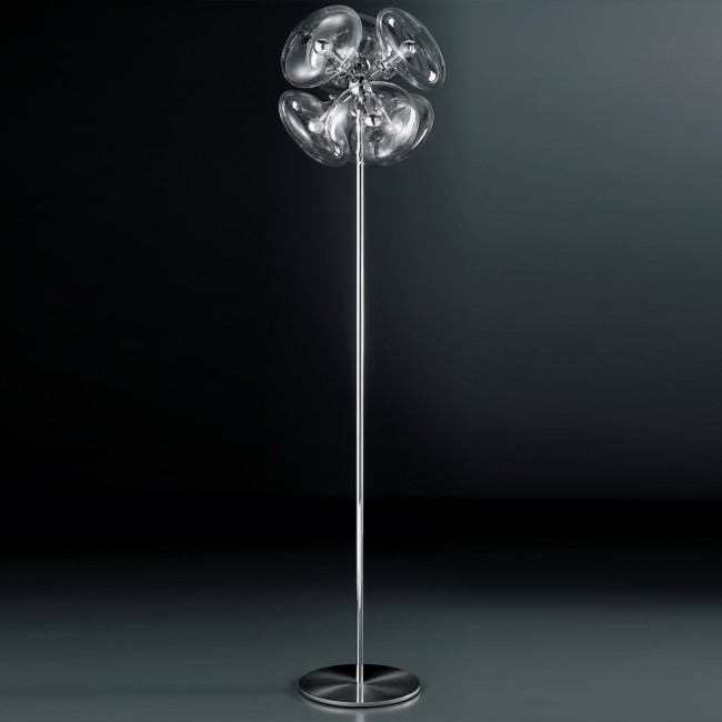 Торшер IDL Moira 366/6P chrome + CRISTALLO Торшер IDL Moira 366/6P chrome + CRISTALLO
