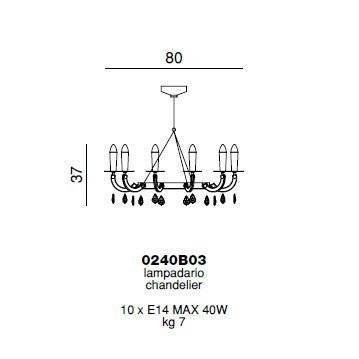 Люстра Beby Group Privilege 0240B03 Light gold Golden Portoino SW Jet Golden Teak Люстра Beby Group Privilege 0240B03 Light gold Golden Portoino SW Jet Golden Teak