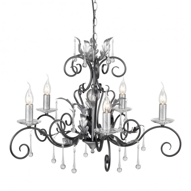 Люстра Elstead Lighting Amarilli AML5 BLK/SILVER Люстра Elstead Lighting Amarilli AML5 BLK/SILVER